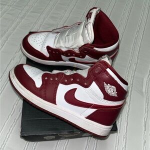 Jordan Retro High OG in White and Burgundy